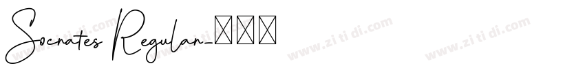 Socrates Regular字体转换